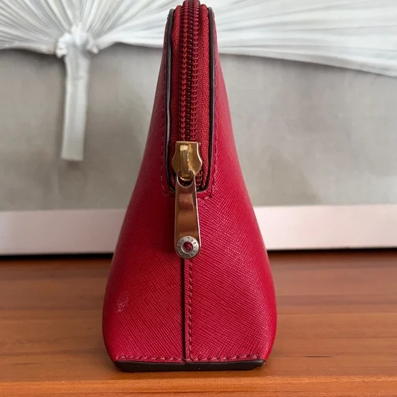 Henri Bendel Crimson Leather Clutch - Picture 3 of 9